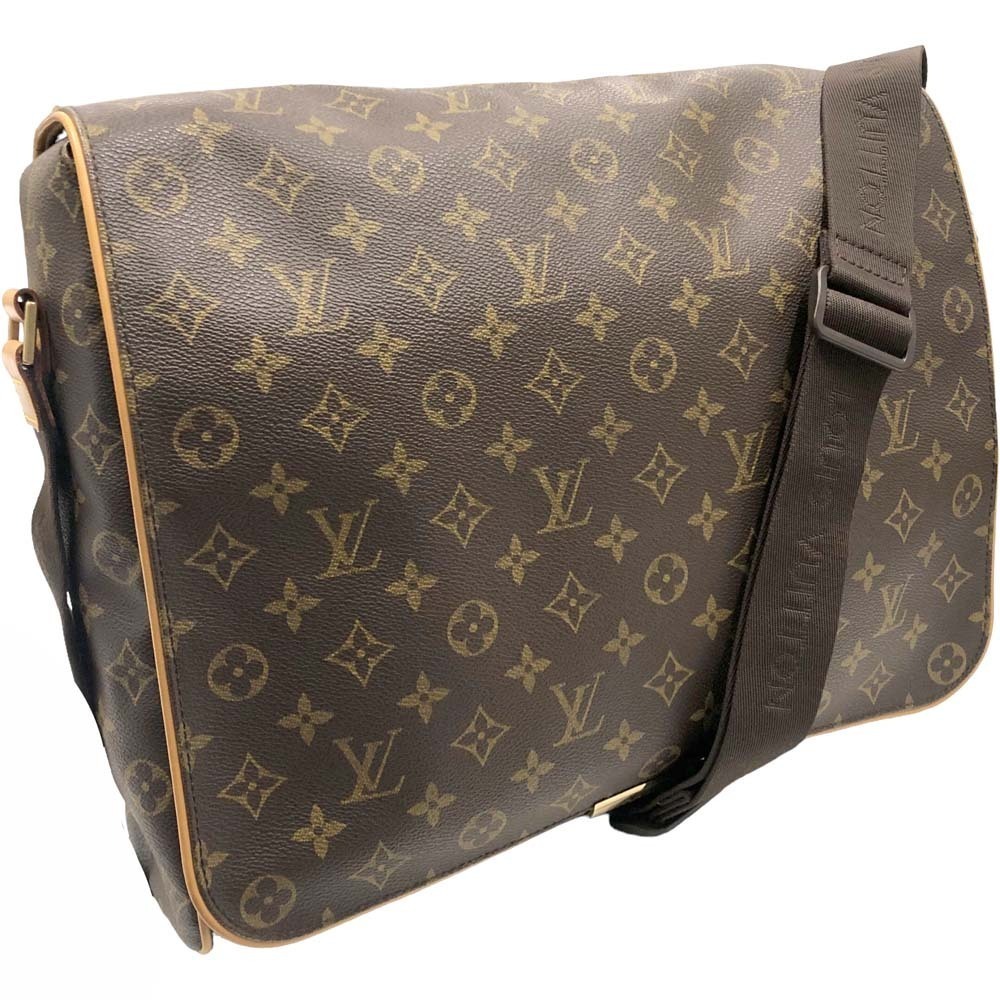 Louis Vuitton Abesses Monogram Shoulder Bag Handbag Crossbody Brown